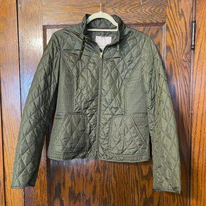 Banana Republic Quilted Bomber Jacket Medium